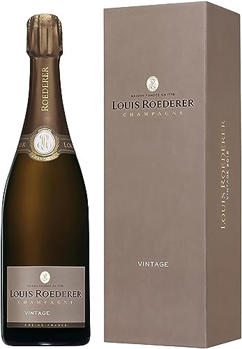 Louis Roederer Champagne Brut Vintage Champagner in Geschenkpackung (1 x 0.75 l) (Packung mit 6)