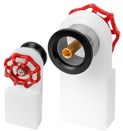 Boîte de purge de radiateur avec rallonge - 1 kit de récupération, clé de purge également pour les valves de radiateur basses