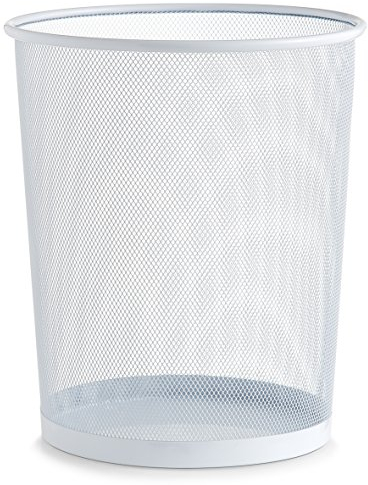 Zeller 17724 Papierkorb, Mesh, weiß