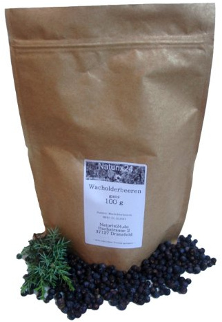 Naturix24 – Wacholderbeeren 1.Wahl ganz – 100 g Beutel