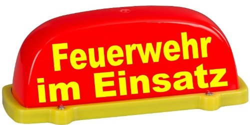 Dachaufsetzer Feuerwehr im Einsatz ohne Beleuchtung