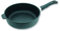 Original Gundel GUSS-BRATPFANNE INDUKTION, 28 cm, Hoher Rand 7,5 cm, Pfanne Induktionsherd, Schmorpfanne 28 cm mit abnehmbarem Stiel, Hochrandpfanne Aluguss