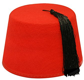 ROTER FEZ/HUT FÜR EINE ORIENT AGYPTISCHE ARABER TÜRKISCHE VERKLEIDUNG= VON ILOVEFANCYDRESS®= MAROKKO- TUNESIA=KOPFBEDECKUNG ODER EIN BERÜHMTER DOKTOR ZEITREISENDER DER WHO ART = DER FEZ IST ERHALTBAR IN VERSCHIEDENEN STÜCKZAHLEN =PERFEKT FÜR DIE SCHNELLE VERKLEIDUNG AN FASCHING UND KARNEVAL=1 X HUT