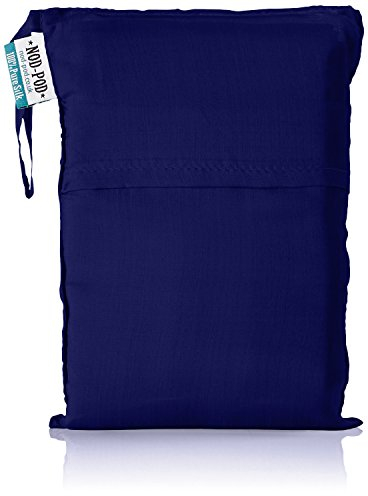 Nod-Pod 100% Reine Seide Innenschlafsack Hüttenschlafsack Inlett Sleeping Bag Liner - viele Farben (Blau - navy)
