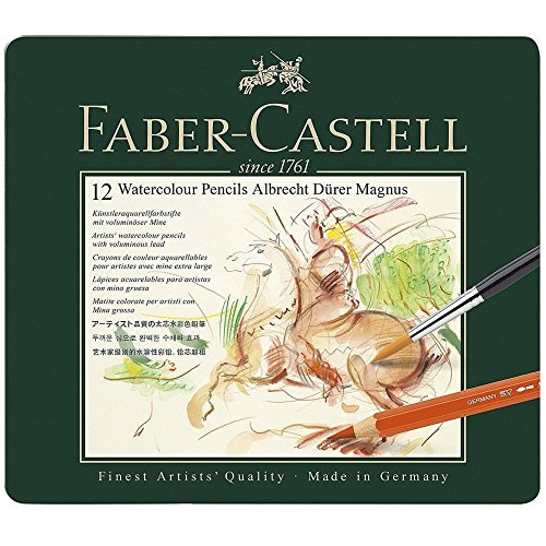 Faber-Castell 116912 Aquarellstift, Albrecht Dürer Magnus, 12er Etui