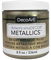 DecoArt Americana Décor Metallic Jar of Paint, Acrylic, Champagne Gold, 236 ml (Pack of 1)