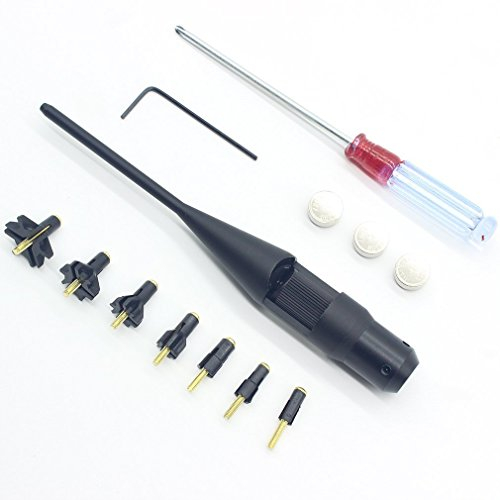 Buwico Rotes Messvisier, Messgerät, Sight Hole Kit für 17 bis 78 Kaliber Schrotflinten
