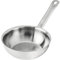 ilios Kochkunst Sauteuse Mehrschicht, 18 cm, unbeschichtet, induktionsgeeignet, aus Edelstahl