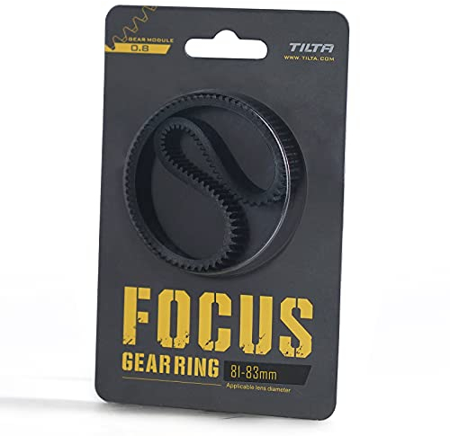 Tilta Seamless Focus Gear Ring für 81-83mm Objektiv 360° Seamless Rotation Silent für Tilta Mini Follow Focus Nucleus Nano DSLR 0.8 Mod Standard Gear Kameraobjektiv-Zubehör TA-FGR-8183