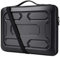 DOMISO 17.3 Zoll Laptoptasche Wasserdicht Schultertasche Schutzhülle Protective Laptop Case Sleeve Stoßfest für 17.3 Notebook/Dell Inspiron/MSI/Lenovo IdeaPad 320/HP Envy/LG Gram/ASUS/ACER,Schwarz
