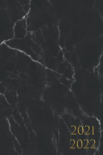 2021 2022: A5 wochenplaner 21 - 22 , von Juni 21 bis Juni 22 , Kalenderbuch Jahresplaner kalender , Terminplaner buchkalender , schwarz