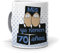 mundohuevo Taza Mis Huevos ya Tienen 70 años. Cerámica AAA - 350 ml.