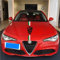 Für Alfa Romeo MiTo 147 156 159 166 Giulietta Giulia Stelvio Spider GT C4 8C Emblem Auto Motorhaube Racing Stripes Grafik Aufkleber Dekoration Zubehör