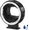 7artisans EF-SE Auto Focus Lens Adapter Ring Lens Convertor for Canon EF/EF-S Lenses Transfer to Sony E FE Mount Cameras Like A6400 A6300 A7II A7RII A7MIV A9 A7S etc.