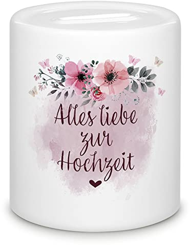 Spardose zur Hochzeit - Alles Liebe zur Hochzeit - Geschenke zum Hochzeitstag kleine Hochzeitsgeschenke