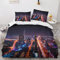 Dubai Bettwäsche 220x240 3 Teilig Set - Weiche wäsche 220x240 Nachtansicht mit 2 Kissenbezüge 80x80 cm, Atmungsaktive Angenehme Mikrofaser Bettwäsche-Set mit Reißverschluss
