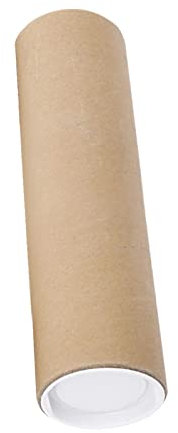 Oshhni Poster Tube Karton groß mit Kappen Protector Tube Lange Kartonröhren Verpackung für Poster Gemälde Dokumente Versand Aufbewahrungsbehälter, 40CM
