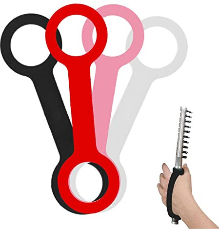 Anloximt Impugnatura per portabottiglie - Manico per Bicchiere Antiscivolo,Impugnatura Antiscivolo e Protezione anticaduta con Cinturino per Bottiglia d'Acqua, Cinturino in Silicone per corridori