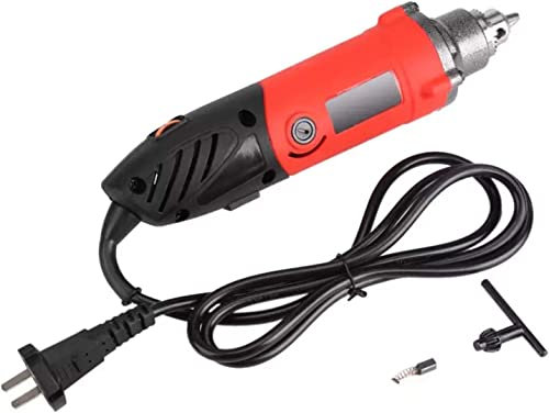 Mini Trapano Elettrico 240W Smerigliatrice Dritta Mini Trapano Elettrico Rotante con Velocità Variabile a 6 Livelli 8000-32000 RPM Penna per Incisore Multiuso per Lucidare Pulire e Incidere