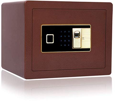 Sicherheitstresor, Tresore für Zuhause, Fingerabdruckschloss, elektronischer Alarm, Doppeltresor, 38 x 32 x 30 cm