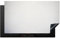 KitchenYeah© Coperchio Piano Cottura 90x52 cm Cucina Copri Fornelli Tappetino Induzione Antiscivolo Piastra Protezione Calcestruzzo - Bianco - Moderno