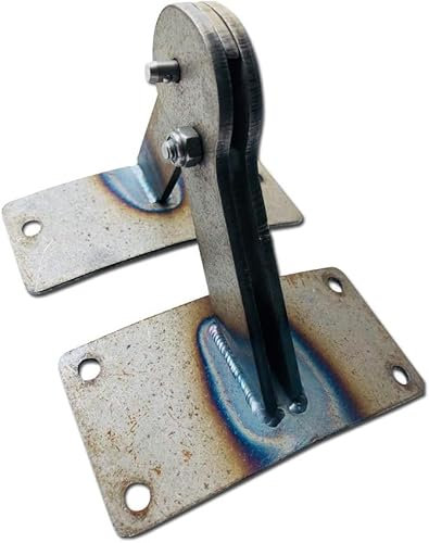 Total Control BBQ Steel Lid Hinge for Weber Smokey Mountain WSM 18.5 or 22.5 - Paintable Steel (Bare Steel)