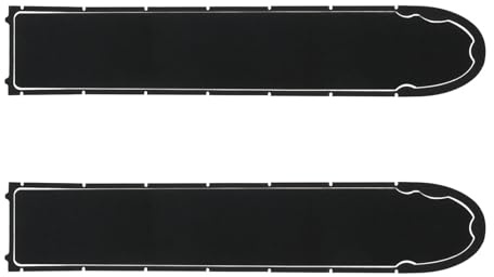 ECSiNG 2PCS Waterproof Ring Seal Bottom Plate Protection Bottom Battery Cover Compatible with Xiaomi M365 Electric Scooter Accessories Black