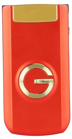 Cellulare G9000 2G a Conchiglia per Anziani, Telefono Cellulare GSM Sbloccato con Pulsanti Grandi, Suono Forte, Doppia SIM, Effetto Luce Abbagliante (Rosso)