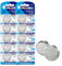 PKCELL CR2477 Battery 3V Lithium Button Cell Batteries for Electronic Candle, Key Fob, Light, Remote Control and Contact Sensor - 10 Pack