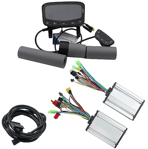Loufy Elektroroller Ersatzteile Kit Universal E-Bike Elektroroller Modifikation Zubehör Kit 48-60V mit Armaturenbrett Ersatzteile Scooter Zubehör