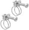 KCT 2 Pack - 13-16mm Double Wire Hose Pipe Clamps Universal Adjustable Metal Clips for Fuel/Air Line/Tube/Plumbing/Hosepipe