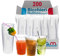 G.M. DISTRIBUZIONE 200 Bicchieri Monouso da 500 Ml in Plastica Trasparente PP, Bicchieri Usa e Getta per Cocktail, Birra, Granite, Frappe, Bicchieri Multiuso Monouso per Bar e Lounge Bar