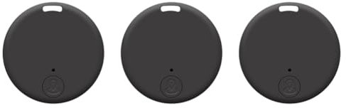 Paociuro 3 Pack GPS Tracker for Vehicles Key Finder GPS Tracker Mini GPS Tracker Pet GPS Tracker Black