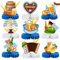 9 Stück Oktoberfest Deko Bienenwaben, Oktoberfest Tischdeko, Oktoberfest Deko Set, Bayerische Deko 3D für Oktoberfestparty, Bayrische Bierfest Deko Tischdekoration