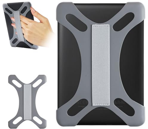 HoYiXi Universelle Dragonne sécurisée pour 6-7 Pouces, Compatible avec liseuse Kindle/Kobo/Pocketbook/Tolino/Sony/Paperwhite/Nook, pour liseuse 6, 6.8, 7 avec dragonne Haute élasticité, Gris