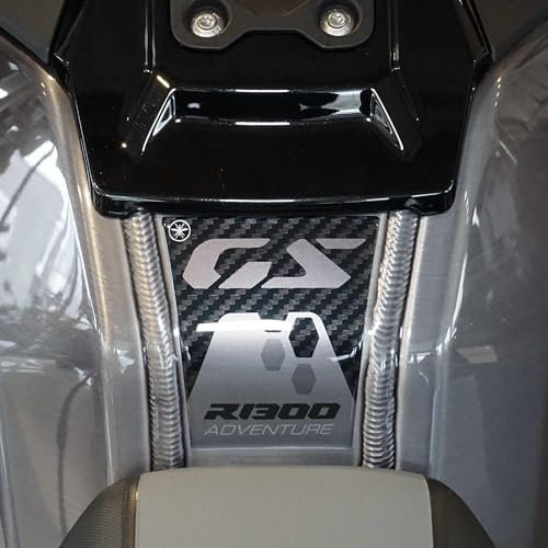 labelbike - Niedriger Aufkleber Harz Tank Pad 3D Schutz und Dekoration des Motorradtanks kompatibel mit BMW R 1300 GS Adventure - Grau