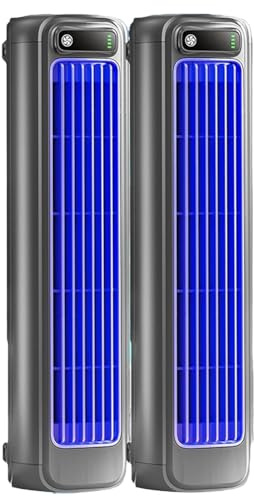 Xnuiasqe High Wind Power Silent Fan Long Battery Life Desktop Tower Fan Wall Mount Portable USB Fan