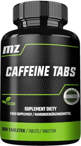Koffein 150 mg – 100 Tabletten | 200 Portionen – Energie und Konzentration – MZ