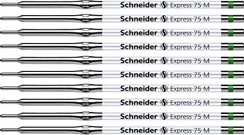 Schneider Express 75 M Kugelschreiber Mine (dokumentenecht) 10er Packung grün