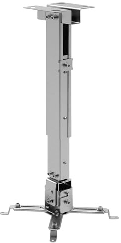 Maclean MC-581 Universal Beamer Deckenhalterung Halter Beamerhalterung, Maximale Belastung: bis zu 20 kg, Neigungswinkelverstellung: -15° / +15°