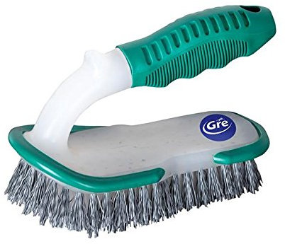 Gre 40040 Brosse Ligne d'eau Forme Ergonomique, Blanc, 13 x 5 x 8 cm