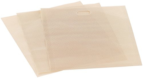 Rosenstein & Söhne Toastabags: 3er-Set Dauer-Antihaft-XL-Toastbags für Toaster, Mikrowelle, Backofen (Backpapierbeutel, Backofen-Bags wiederverwendbar, Dauerbackpapier)