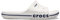 Crocs Unisex Slide, Bayaband Slide, White/Navy, 3 UK Men/ 4 UK Women
