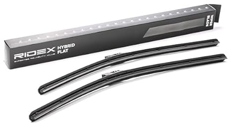 RIDEX Scheibenwischer Set Wischerblätter Satz mit Spoiler Frontscheibenwischer Vorne Wischblattausführung: Rahmenlos Länge 1: 550mm Länge 2: 550mm 298W0013