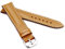 RIOS1931 Unisex Uhrenarmband Juchtenleder Modell St. Petersburg 18 mm Honig