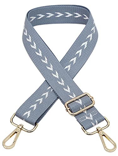 Verstellbarer Schultergurt Taschengurt Breit Schulterriemen Umhängegurt Herren Taschenriemen Damen Zubehör Tragegurt Längenverstellbarer für Schultertasche Tragetaschen und Handtaschen Grau