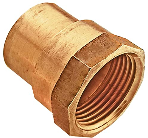 Lötfitting Rotguss | Übergangsmuffe (i) 12-35 mm auf Innengewinde 1/2 bis 1 1/4 Zoll >>> 15mm x 1/2 Zoll