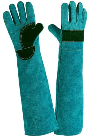 PRETTYLE Anti-Biss-Schutzhandschuhe – Anti-Biss-Langar -Handschuhe, Dicke und langlebige Haustier-Fütterung, Schutzhandschuhe für kleine Tiere