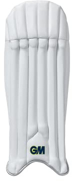 Gunn & Moore GM Cricket Wicket Keeping Pads | Prima | Navy/Fluro | Youth | 1 Paar | 50722307