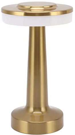 Garosa Lámpara de Mesa LED Portátil con Sensor Táctil 5V 1W Lámpara de Noche Recargable USB 3 Colores Lámpara Táctil para Bar KTV Hotel Cafetería Mesita de Noche